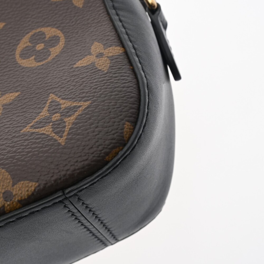 Louis Vuitton Saintonge Black Noir Canvas Monogram Shoulder Bag - Picture 9 of 11